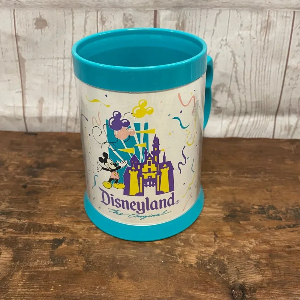 Vintage Disney Thermo-Serv plastic mug